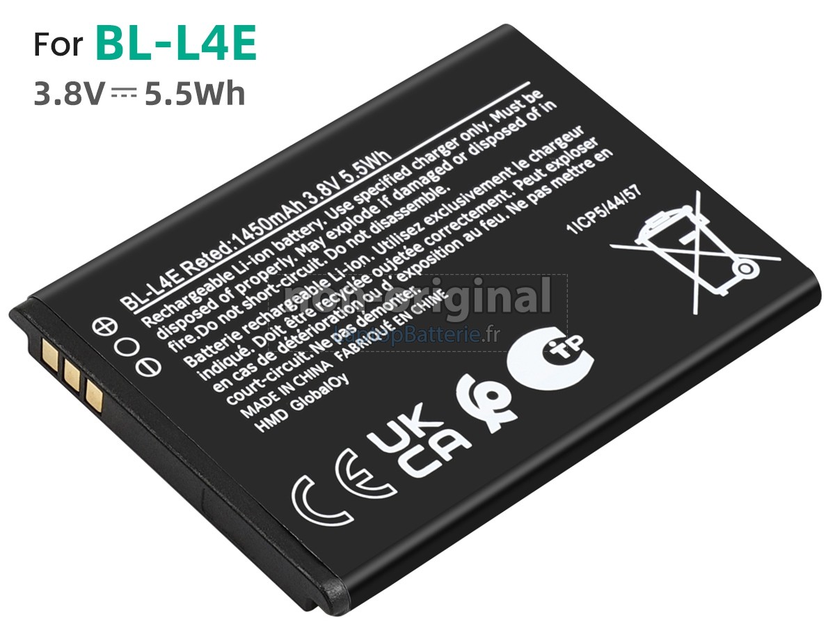 Batterie pour Nokia BL-L4E