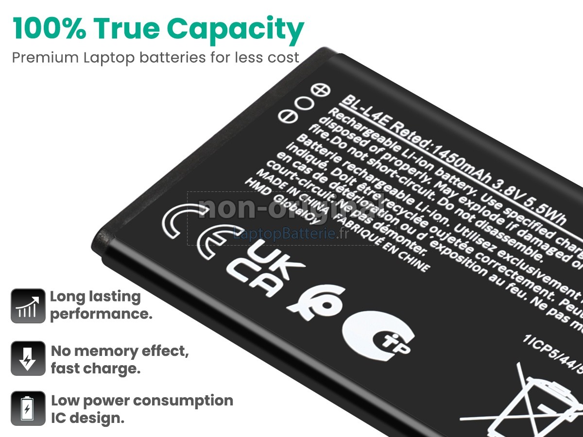 Batterie pour Nokia BL-L4E
