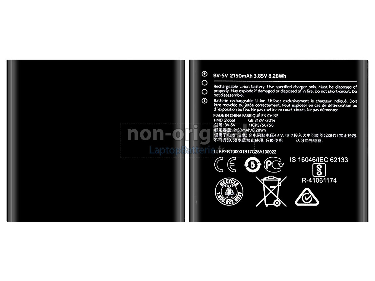 Batterie pour Nokia TA-1056