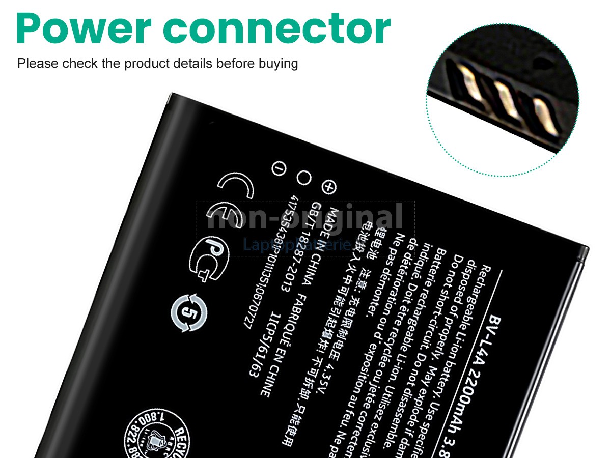 Batterie pour Nokia LUMIA 830 RM-984