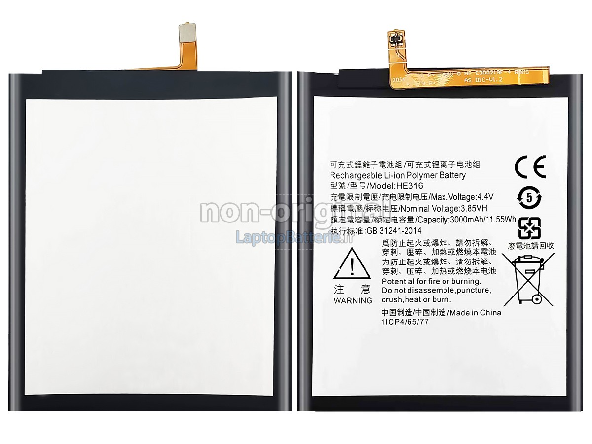 Batterie pour Nokia TA-1000