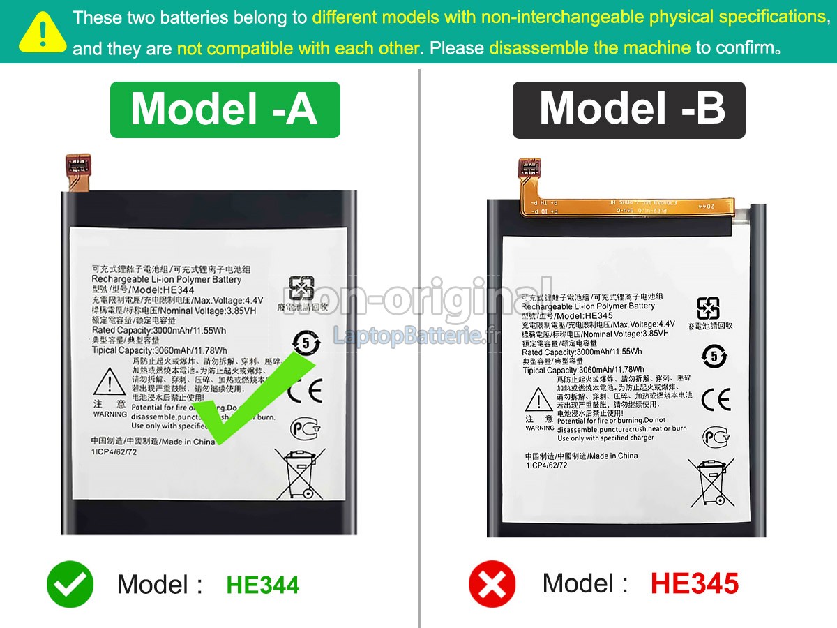 Batterie pour Nokia 6.1