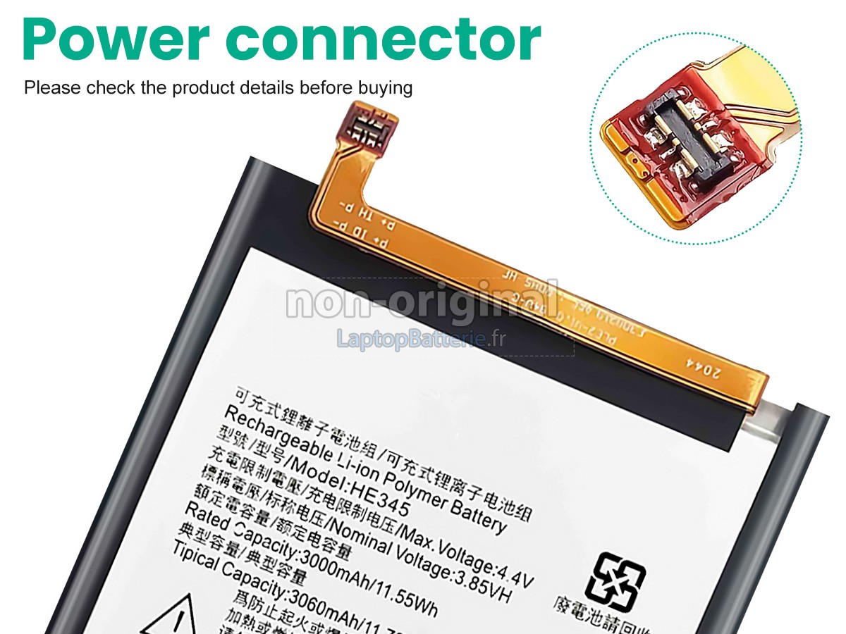Batterie pour Nokia HE345