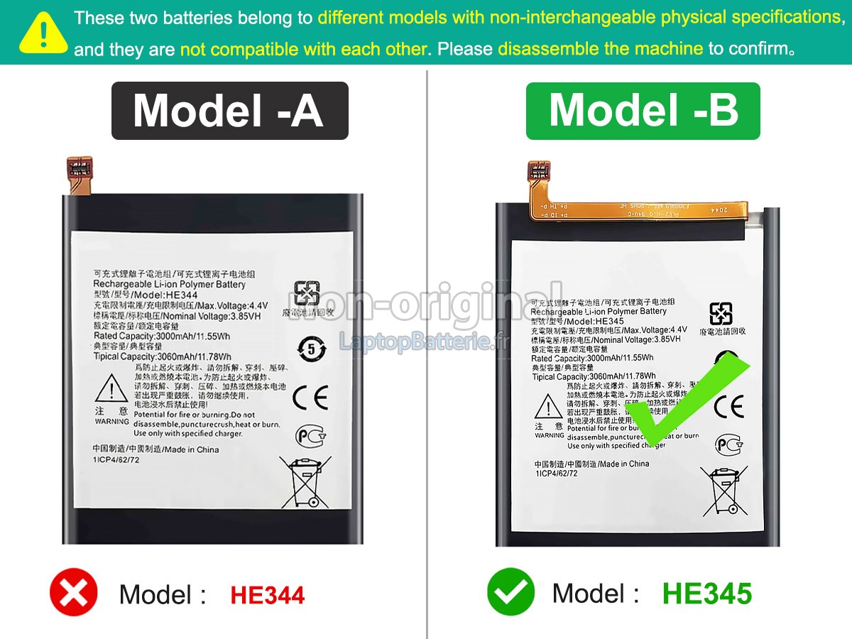 Batterie pour Nokia 6.1