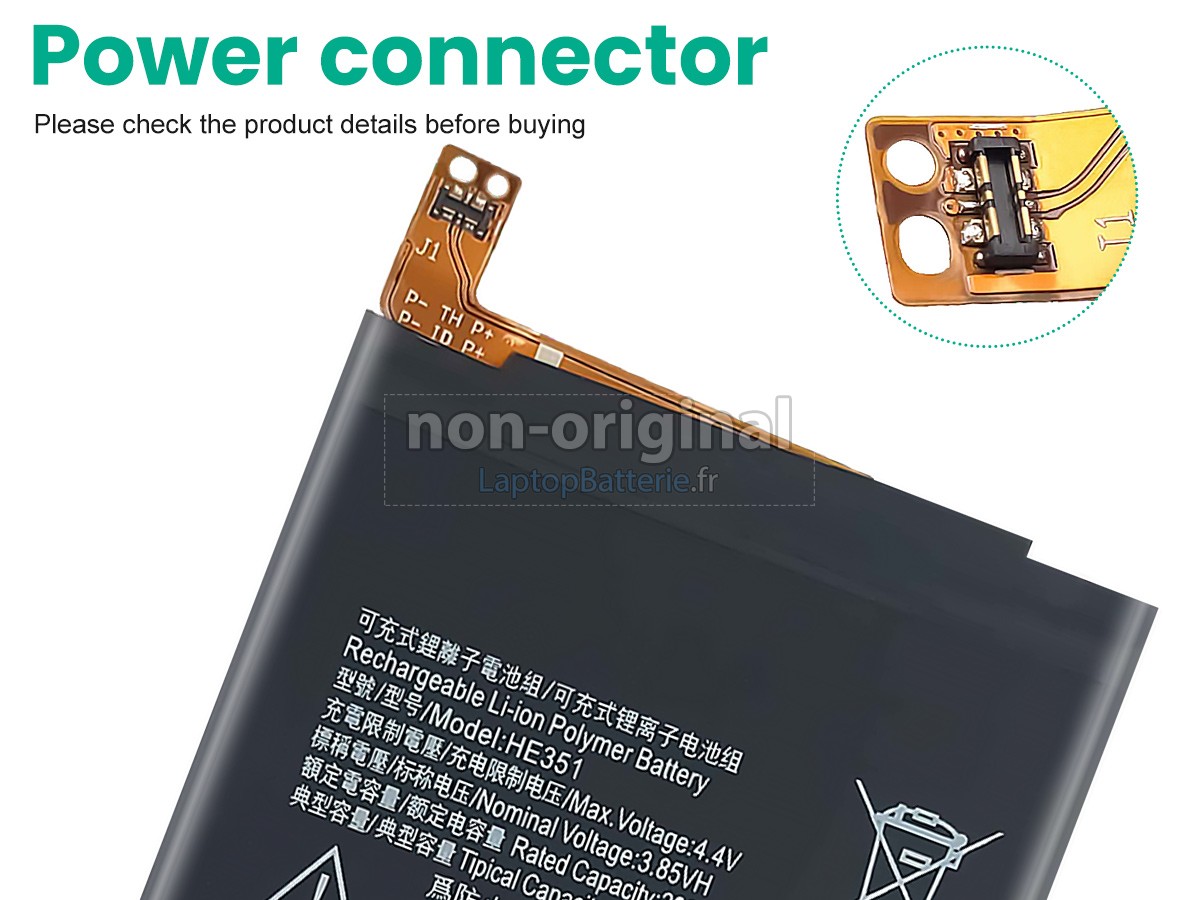 Batterie pour Nokia HE351