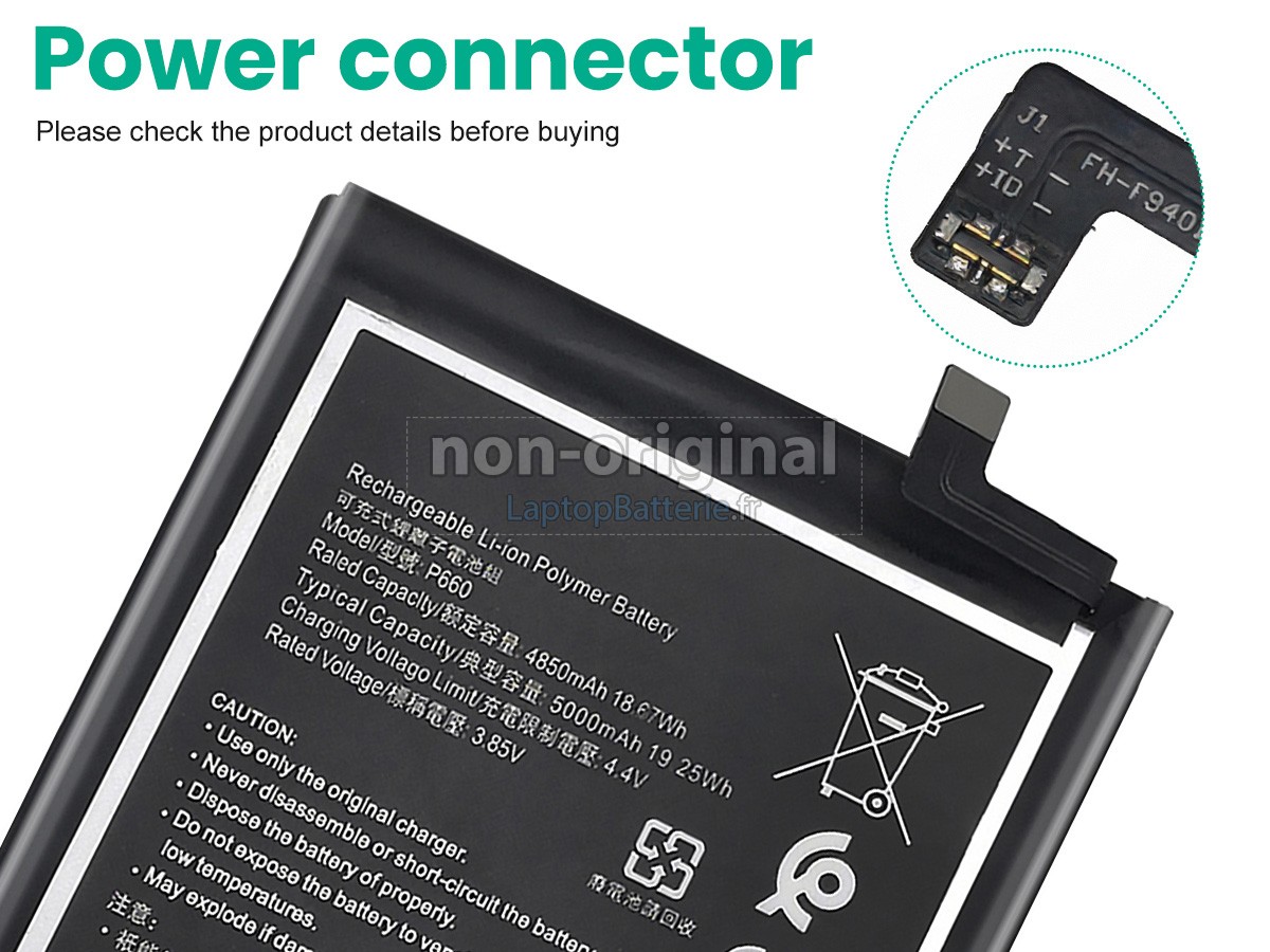 Batterie pour Nokia P660