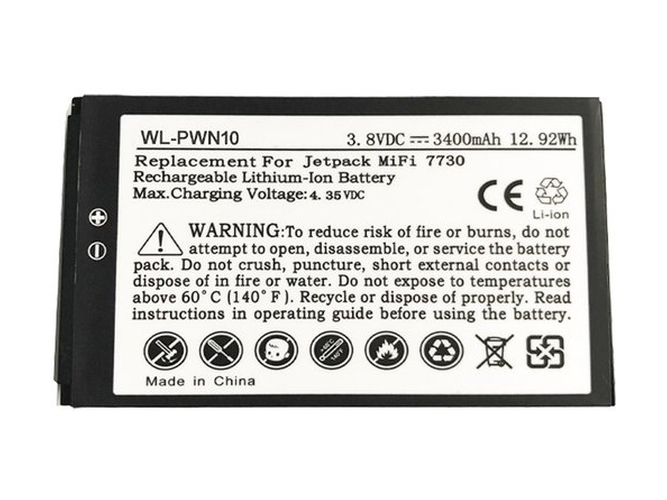 Batterie pour Novatel Jetpack MiFi 7730L