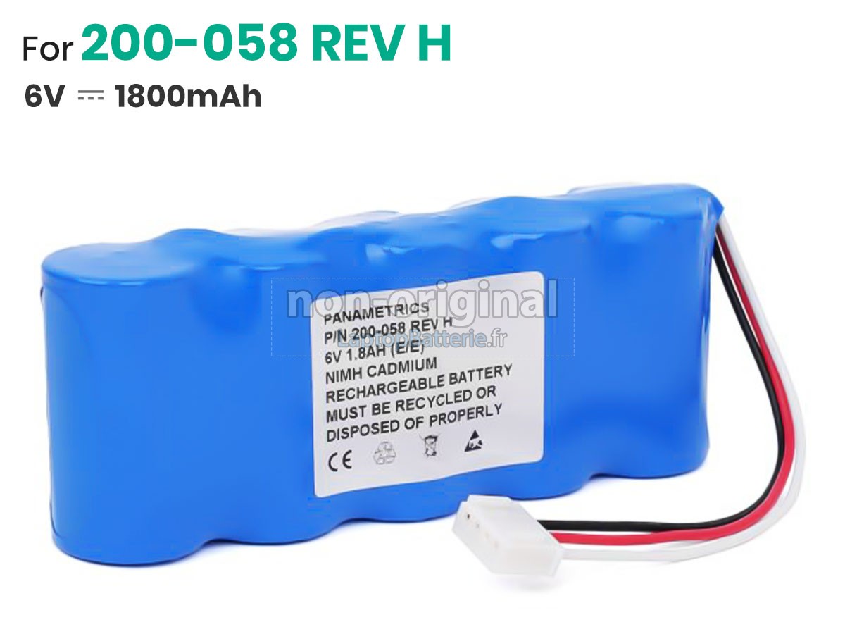 Batterie pour Panametrics MAGNA-MIKE 8500