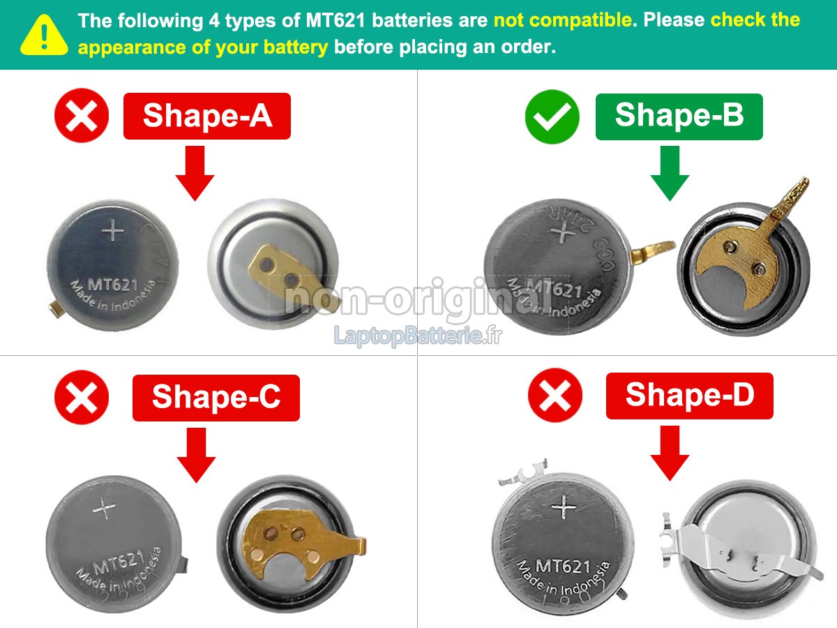 Batterie pour Panasonic MT621