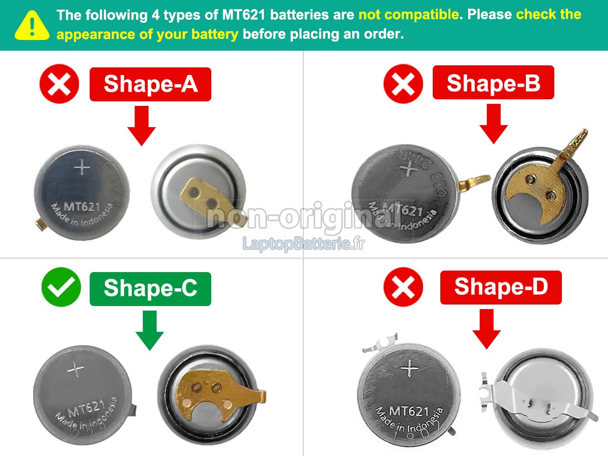 Batterie pour Panasonic MT621
