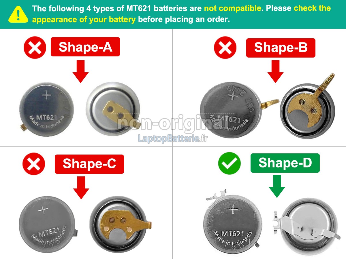 Batterie pour Panasonic MT621