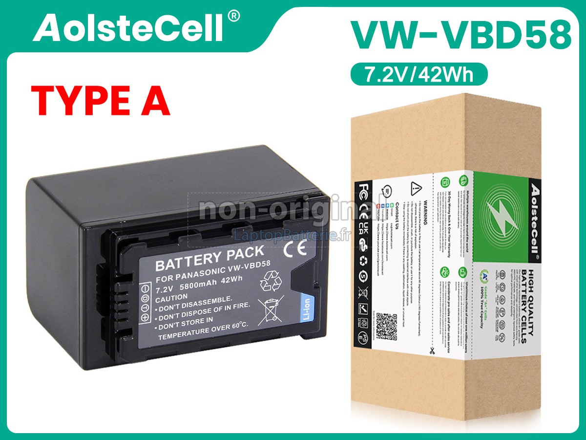 Batterie pour Panasonic HC-X1500