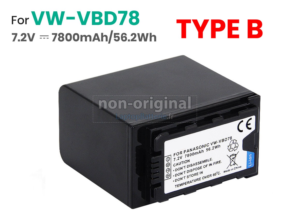 Batterie pour Panasonic VW-VBD78