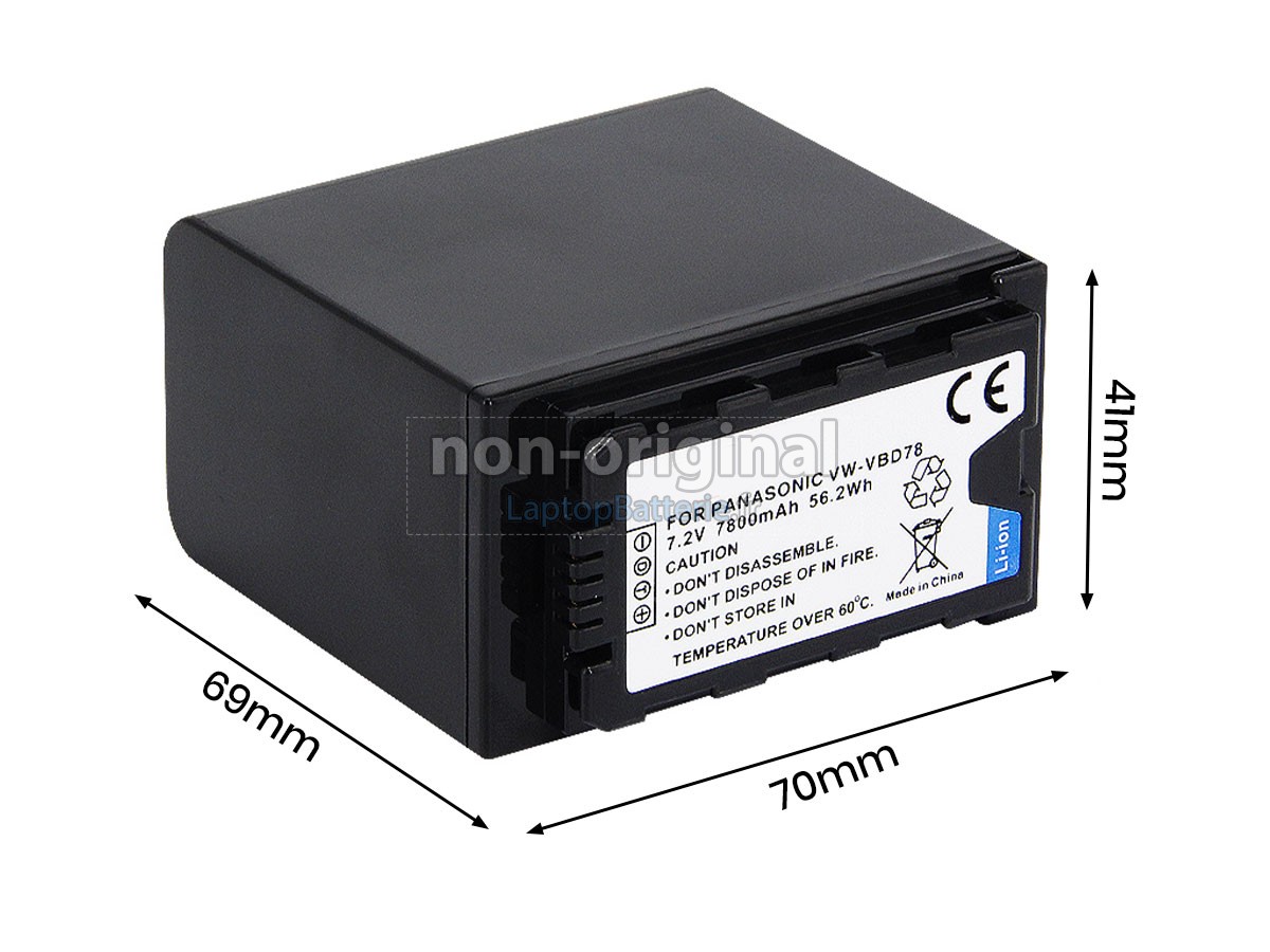 Batterie pour Panasonic VW-VBD78