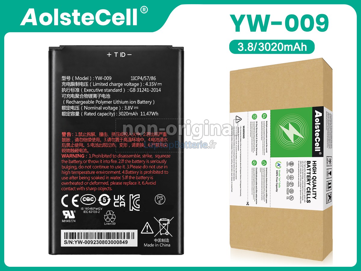 Batterie pour PAX A77