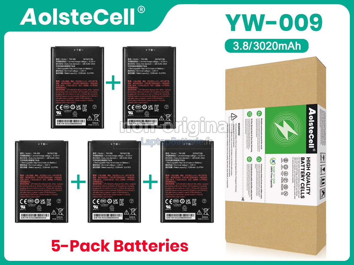 Batterie pour PAX A77