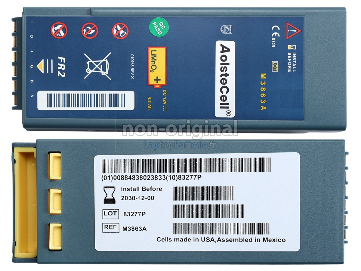 Batterie pour Philips HEARTSTART FR2