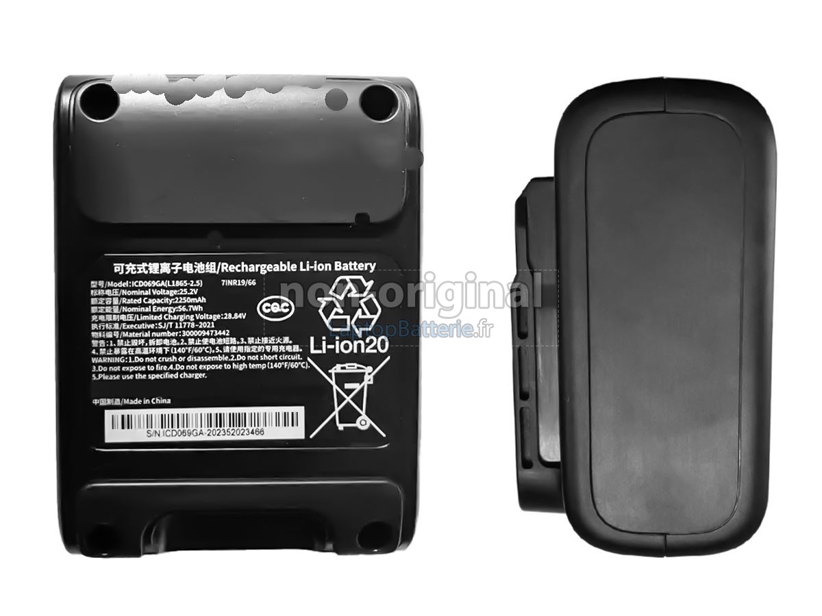 Batterie pour Philips ICD069GA(7INR19 /66)