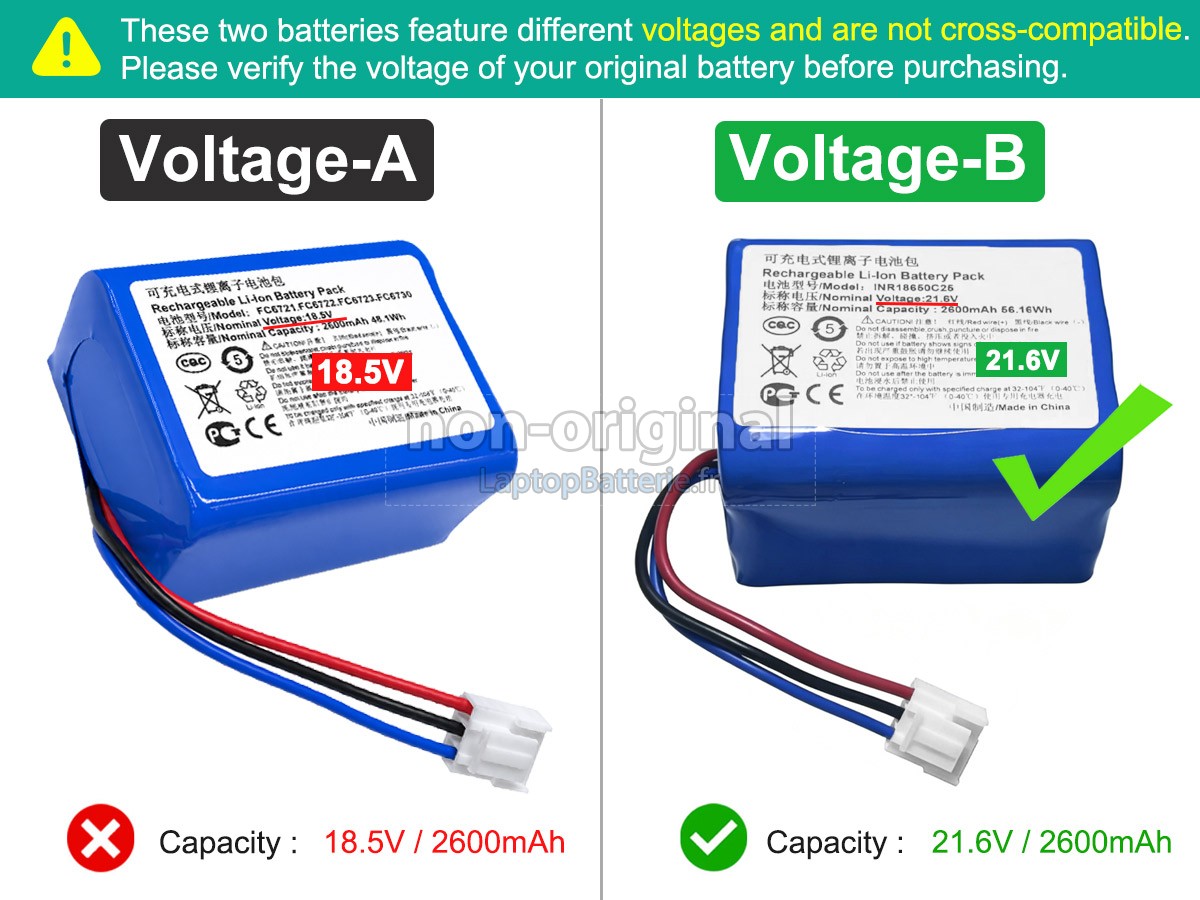 Batterie pour Philips 3000-018-25613