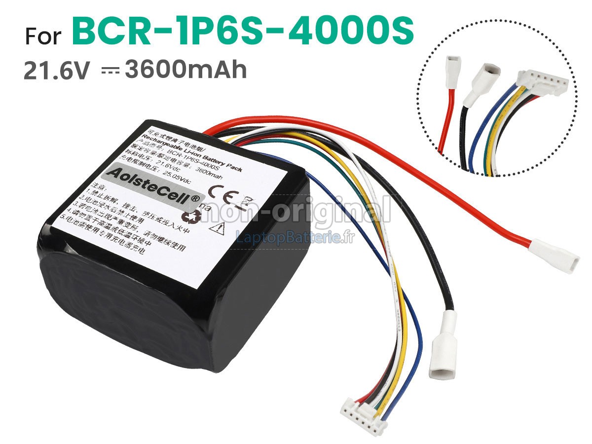 Batterie pour Roborock BCR-1P6S-4000HX