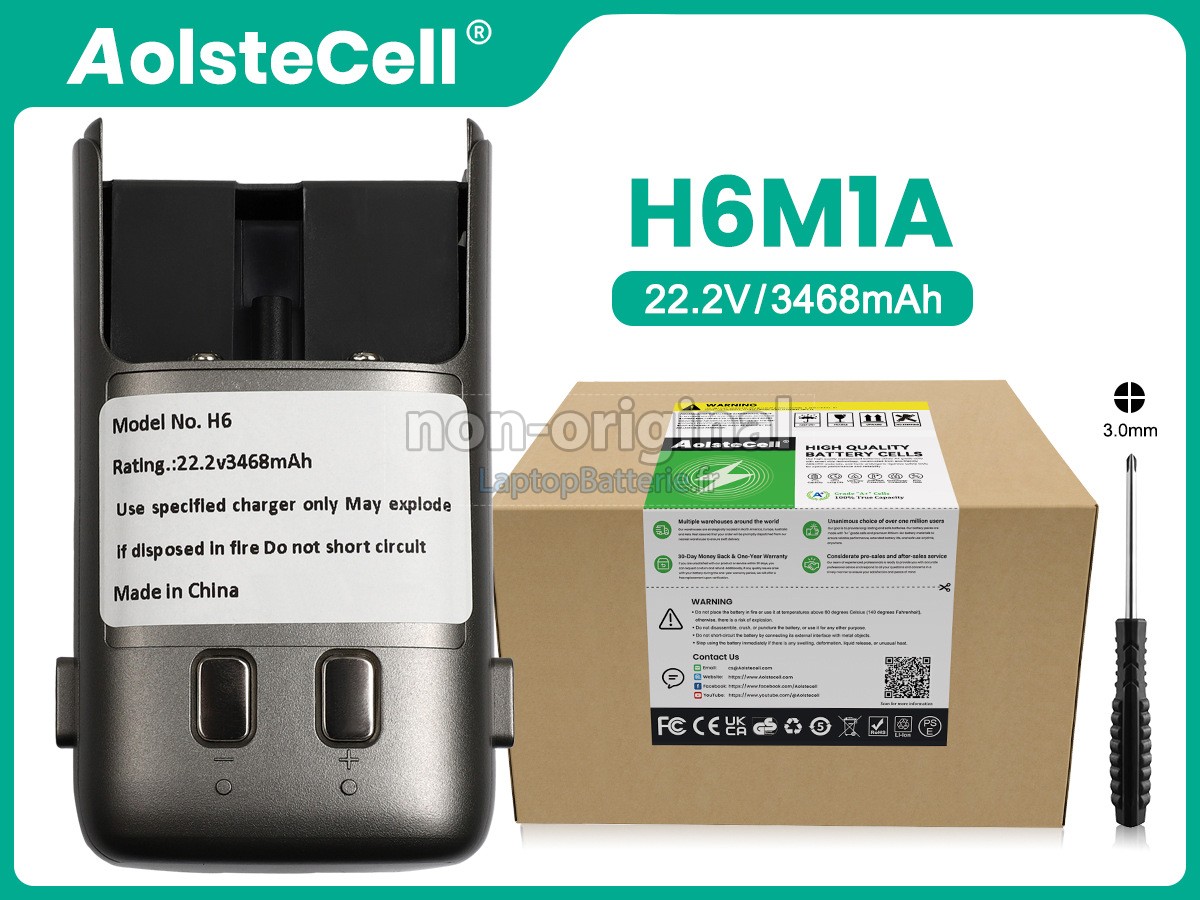 Batterie pour Roborock H6M1A