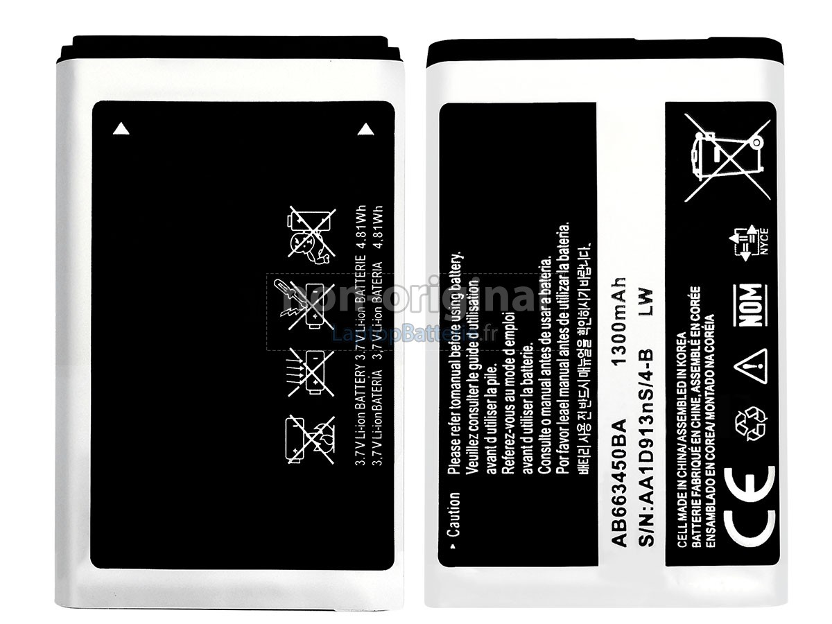 Batterie pour Samsung SGH-A847