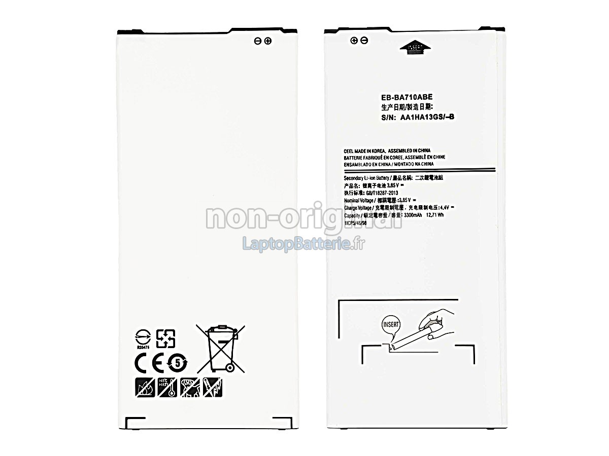 Batterie pour Samsung GALAXY A7 2016