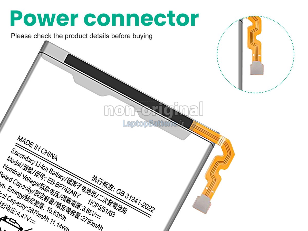 Batterie pour Samsung Z FLIP 6