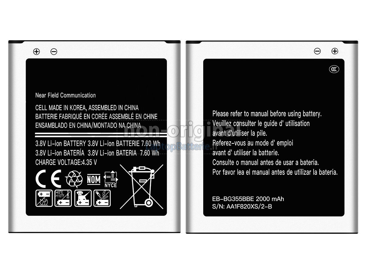 Batterie pour Samsung EB-BG355BBE