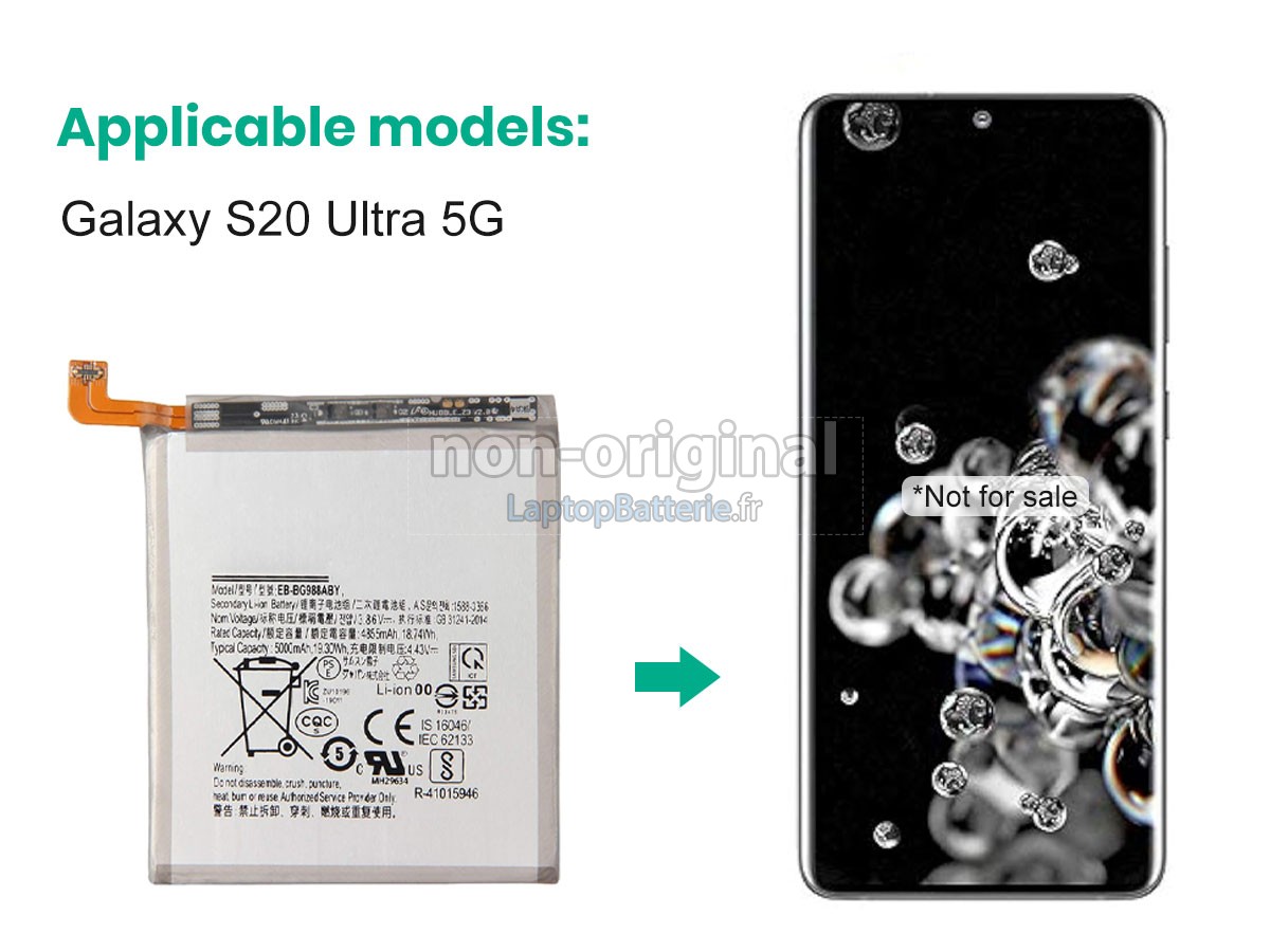 Batterie pour Samsung GALAXY S20 ULTRA 5G