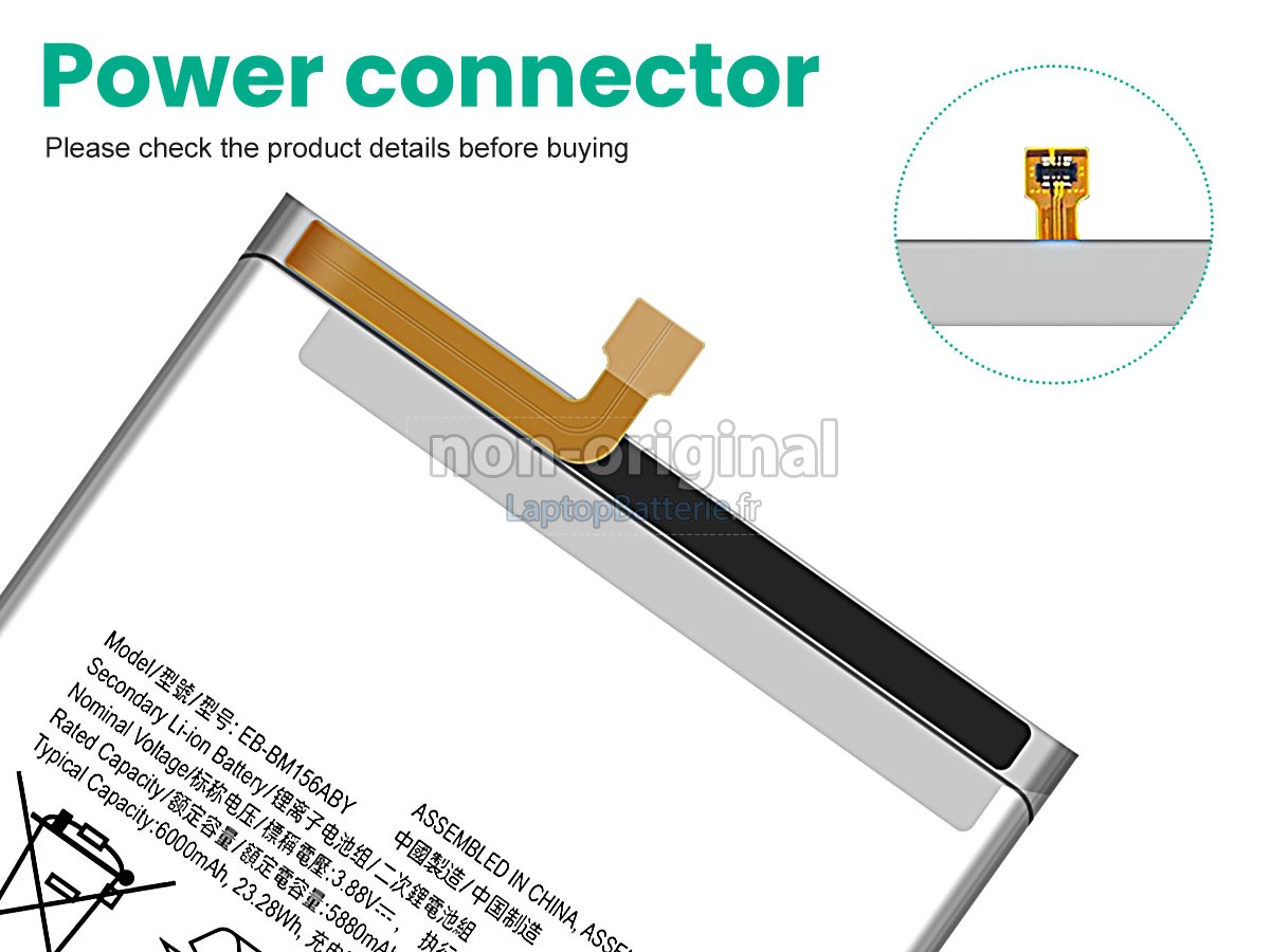 Batterie pour Samsung EB-BM156ABY
