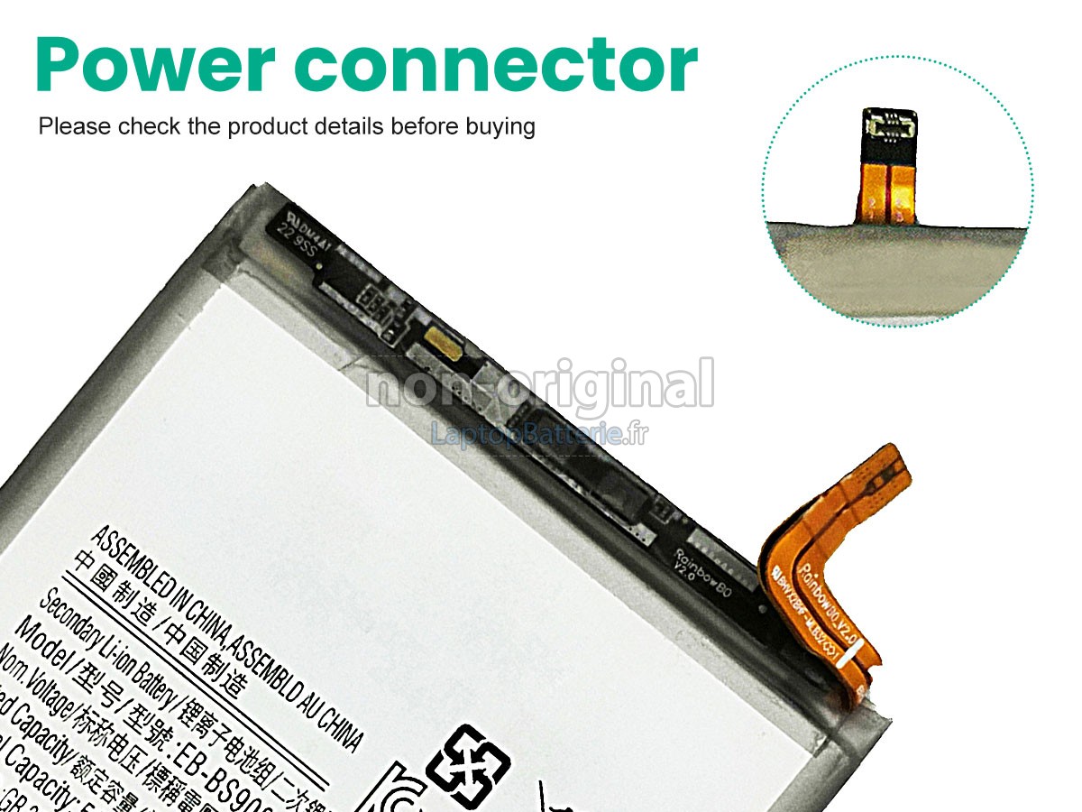 Batterie pour Samsung GALAXY S22 ULTRA SM-S908N