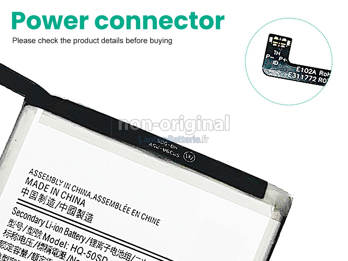 Batterie pour Samsung HQ-50SD