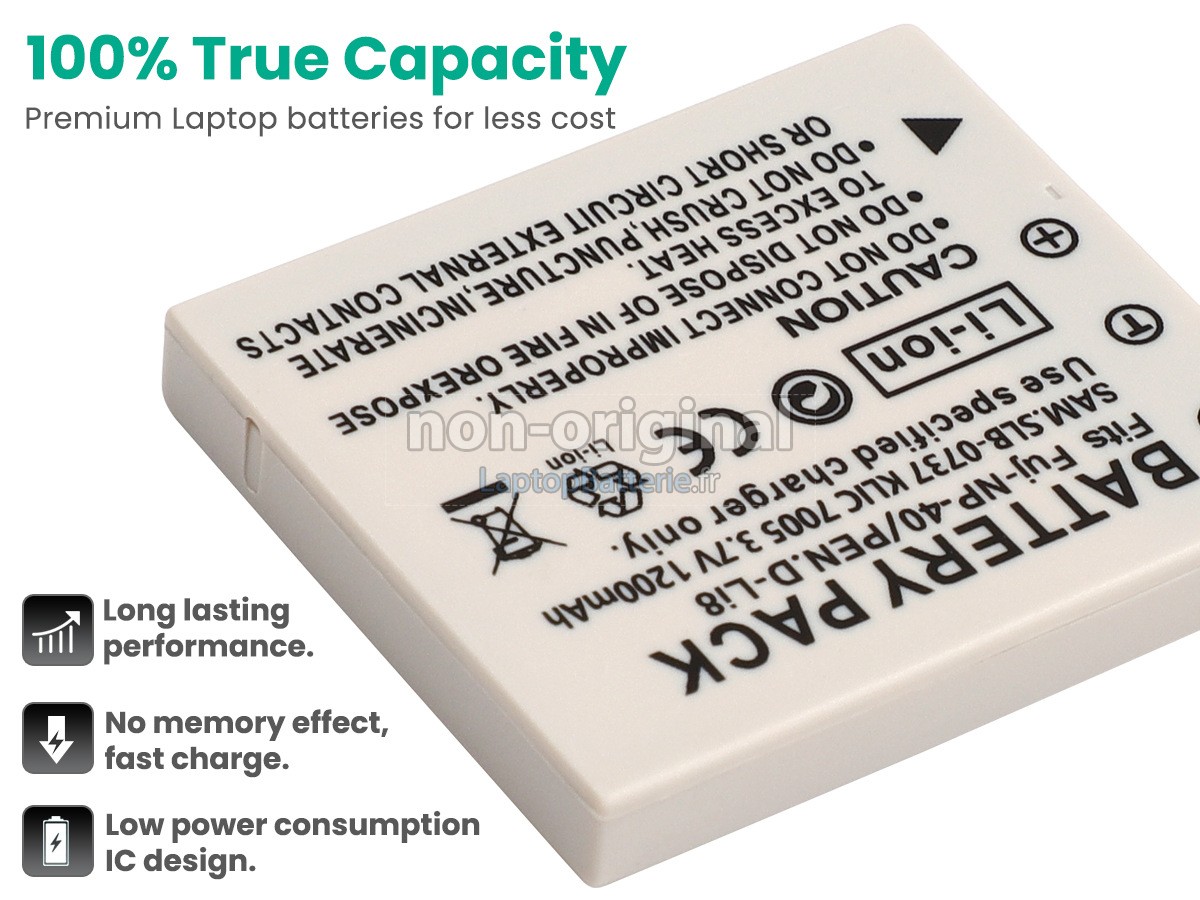 Batterie pour Samsung PENTAX D-LI8