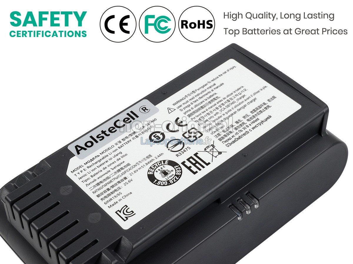 Batterie pour Samsung VS20T7511T5/AA