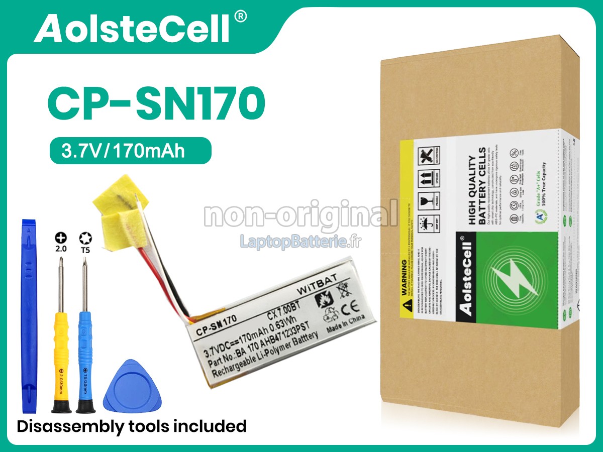 Batterie pour Sennheiser CP-SN170