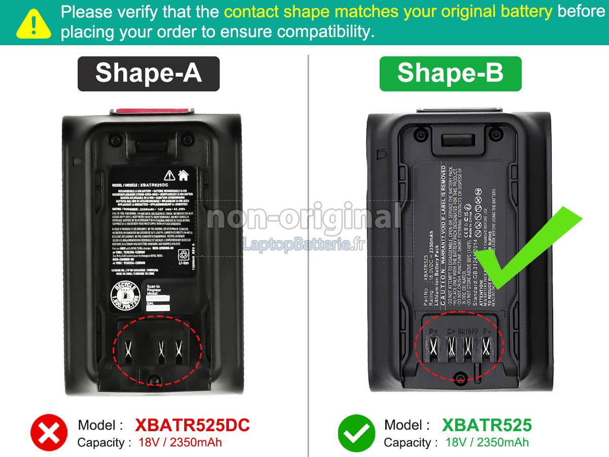 Batterie pour Shark IW1111