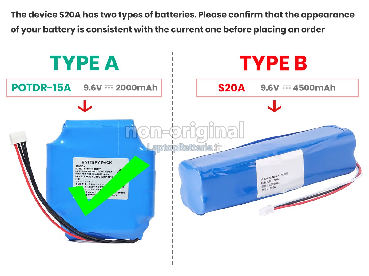 Batterie pour ShinewayTech S20A