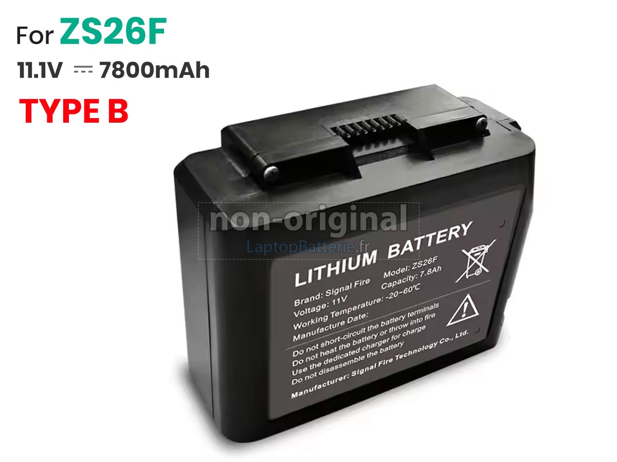 Batterie pour Signal Fire ZS26F