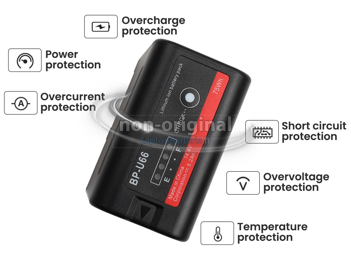 Batterie pour Sony BP-U60
