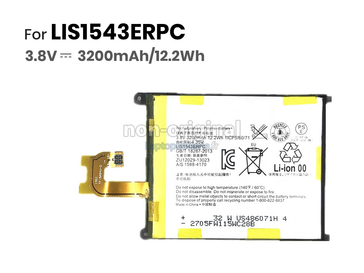 Batterie pour Sony XPERIA Z2 L50W