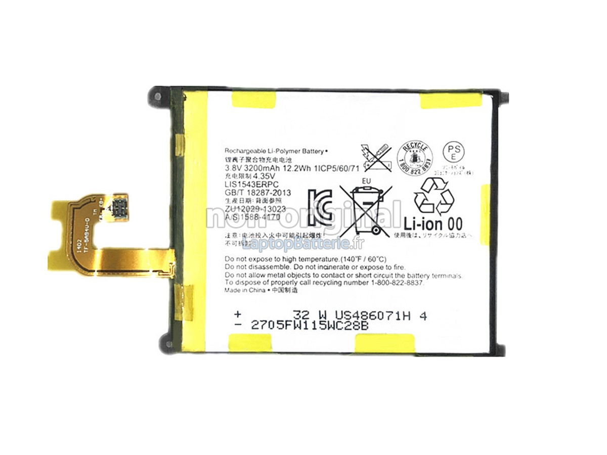 Batterie pour Sony XPERIA Z2 L50W
