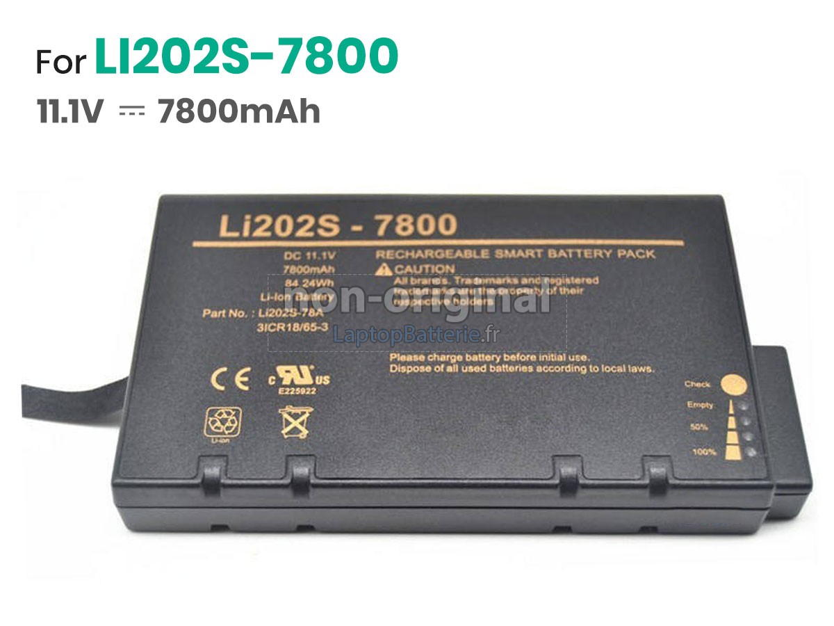 Batterie pour Spacelabs LI202S-78A