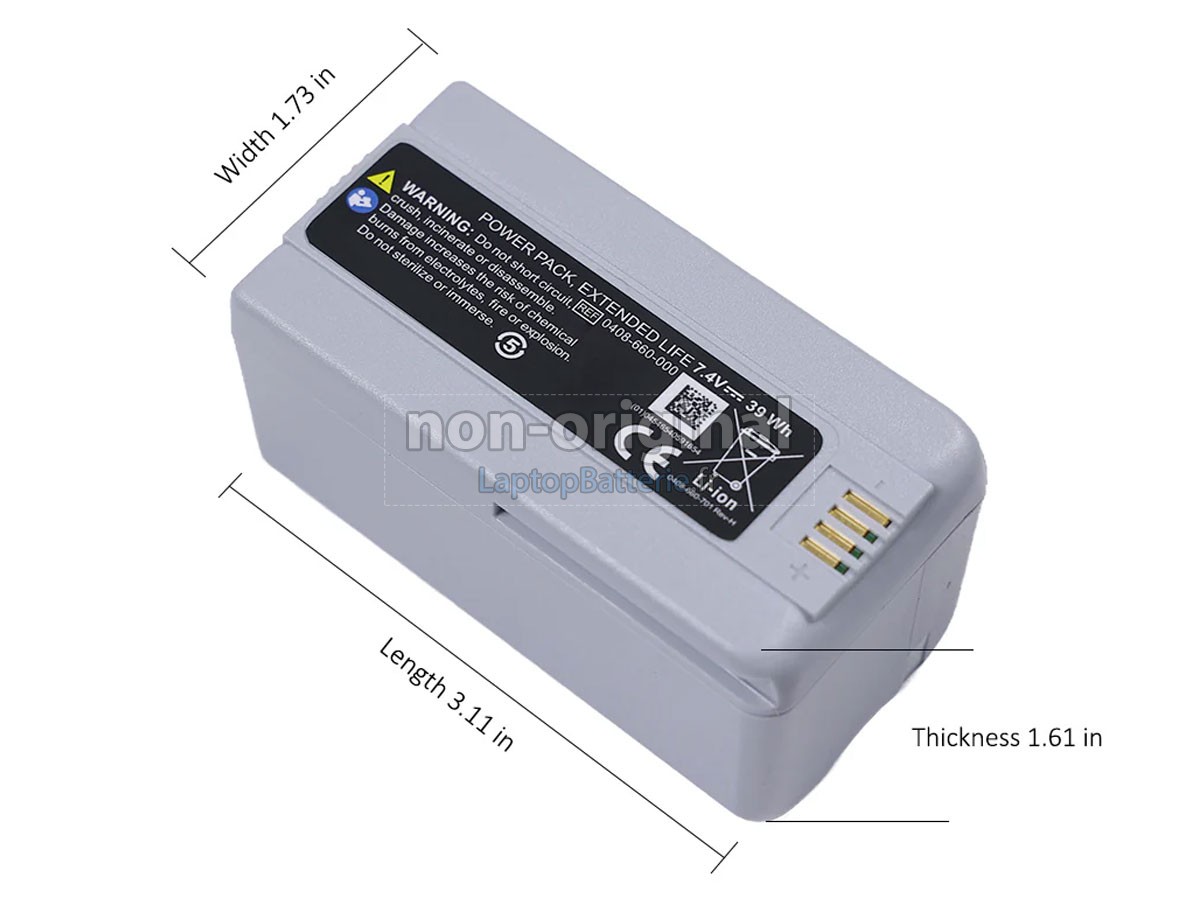 Batterie pour Stryker 0408-655-00