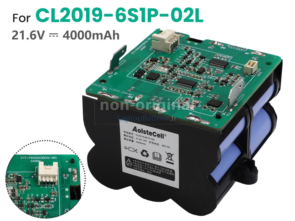Batterie pour Tineco CL2019-6S1P-028