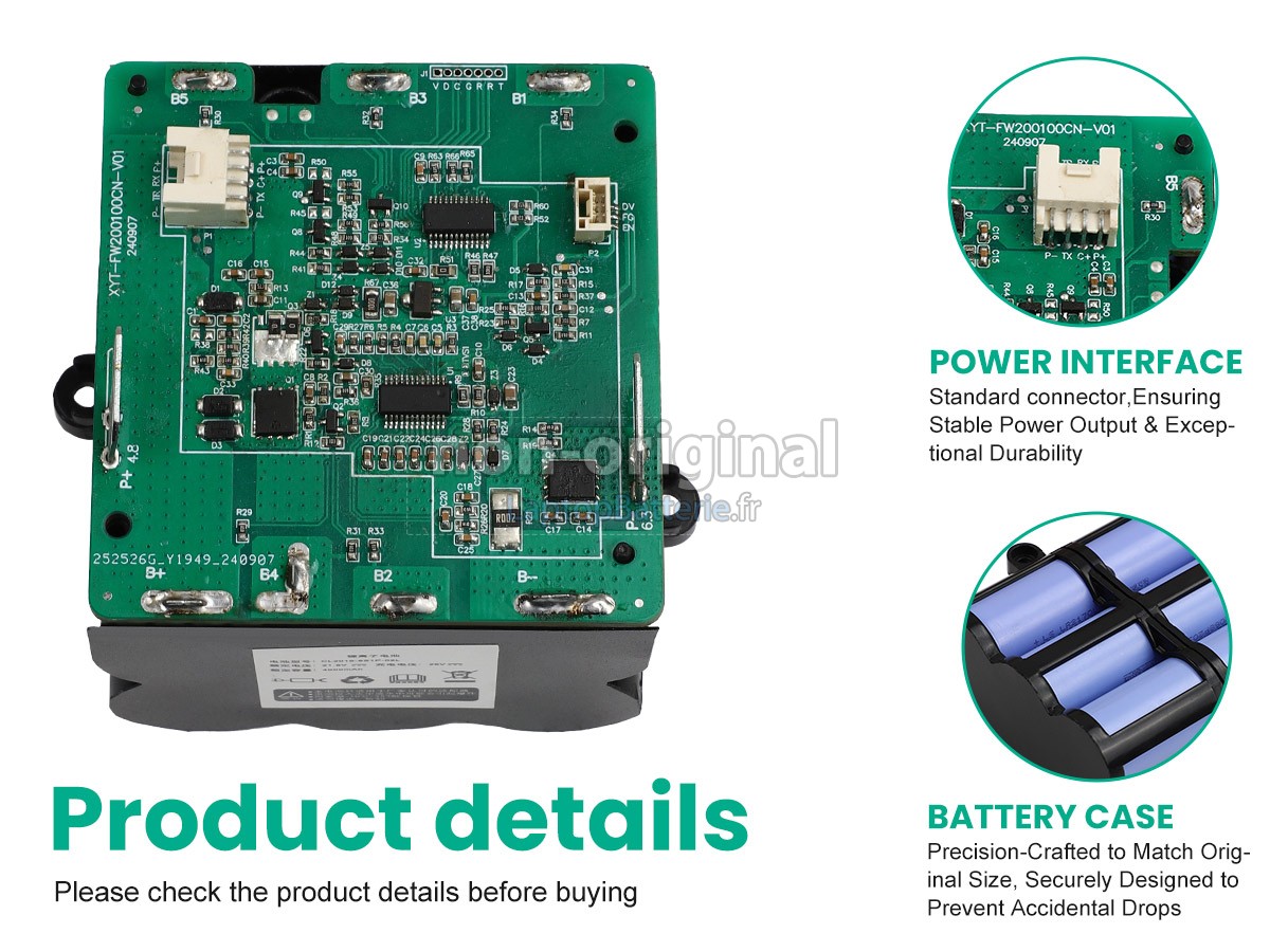 Batterie pour Tineco CL2019-6S1P-028