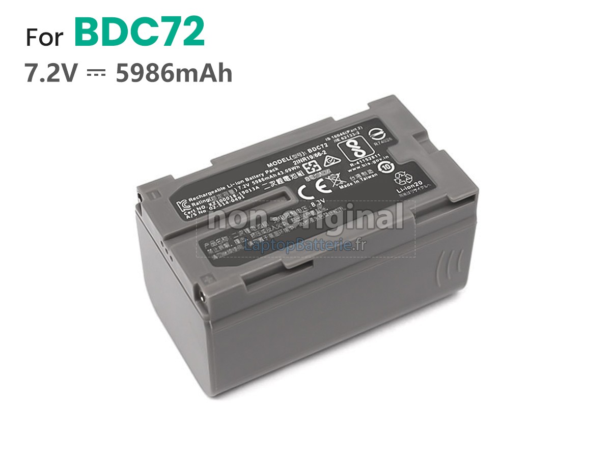 Batterie pour Topcon SOKKIA SET-X