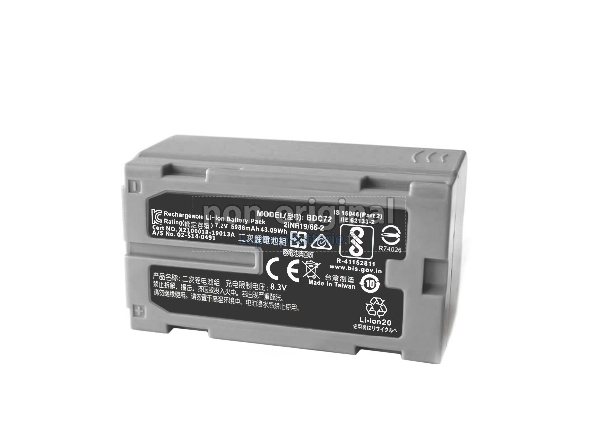 Batterie pour Topcon SOKKIA SET-X