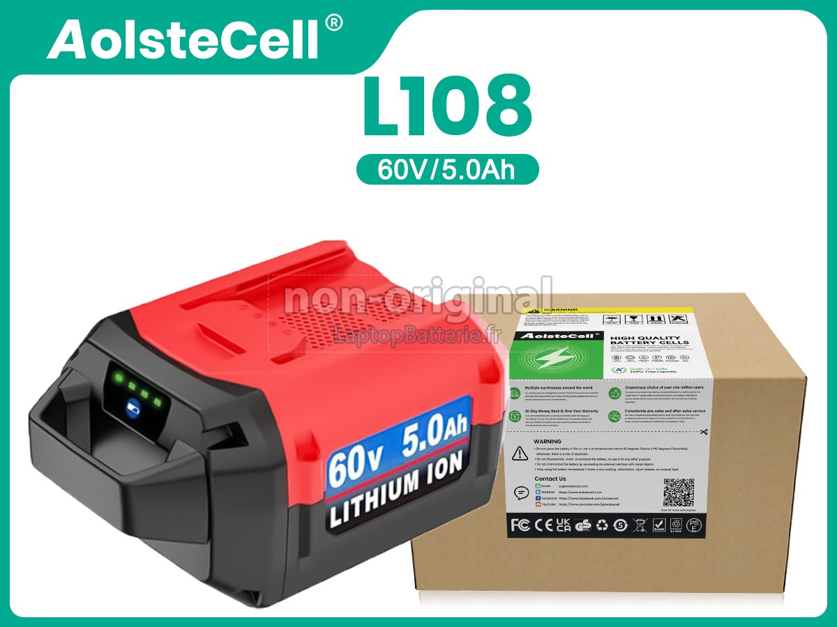 Batterie pour Toro 75762