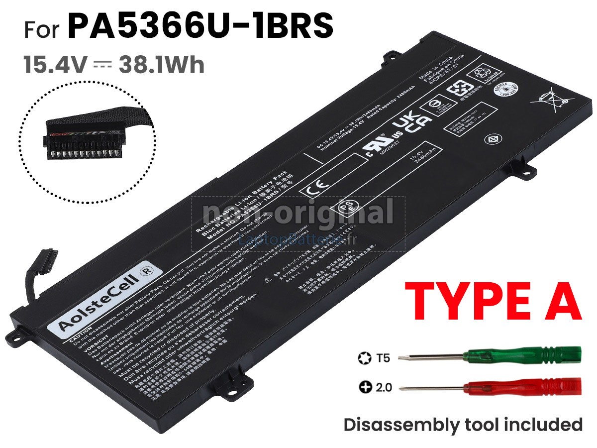 Green Cell Batteria PA5107U-1BRS Per Laptop Toshiba L50-A E P50-A, 2200mAh, 14.4V, Li-Ion Con Protezioni